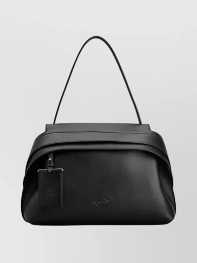 Tod's Stylish Shoulder Bag Top Handle In Black