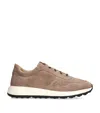 Tod's Red Dot Suede Sneakers By Pashmy In Brown