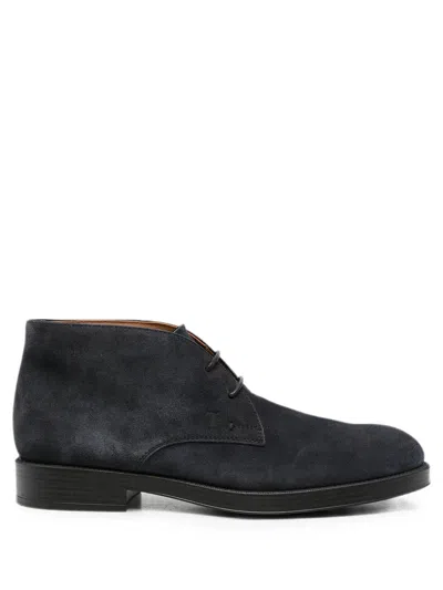 Tod's Suede Ankle Boot In Black