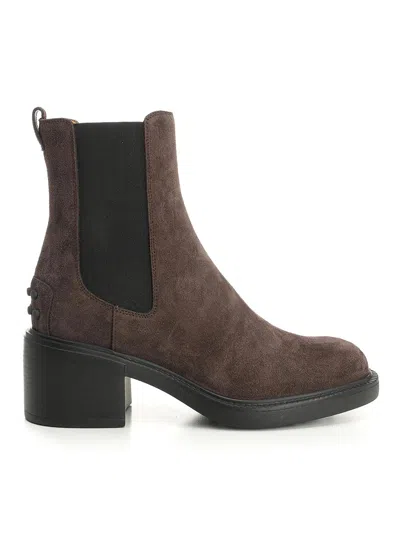 TOD'S SUEDE ANKLE BOOT
