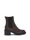 Tod's Gomma T60 73l Tronchetto Elast. Boots Brown