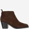Tod's Dark Brown Slip On Boots In Brown