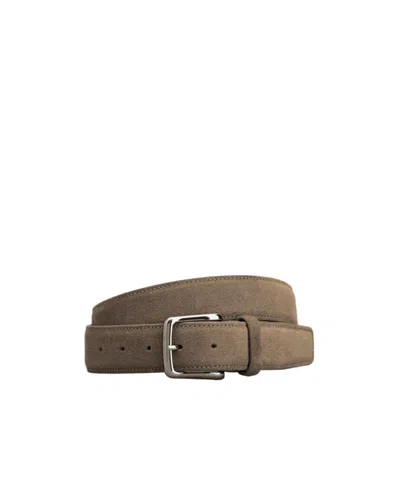 Tod's Suede Belt In Brown