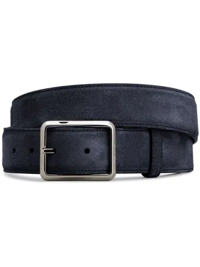 Tod's Suede Belt In Blue