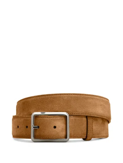 Tod's Belt In Suede In Brown