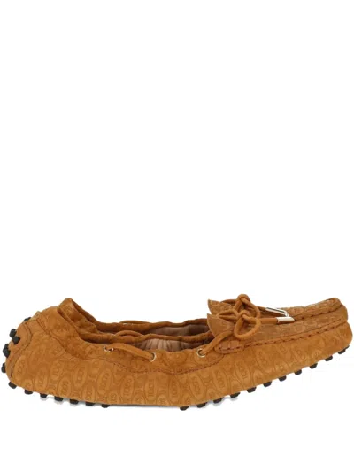 TOD'S SUEDE BOAT SHOES
