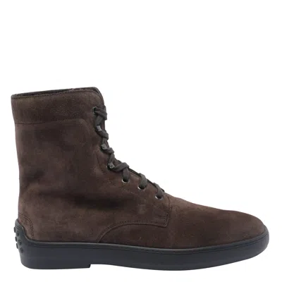 TOD'S SUEDE BOOTIES