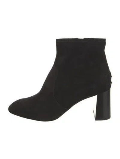 Pre-owned Tod's Suede Boots In Black