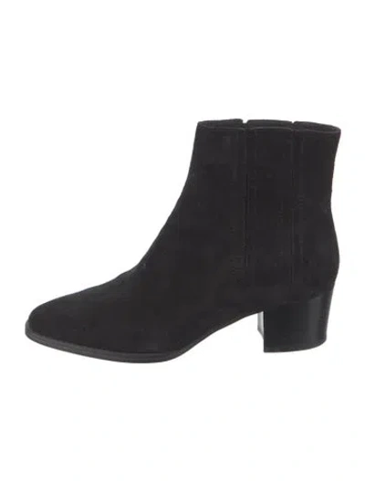 Pre-owned Tod's Suede Boots In Black