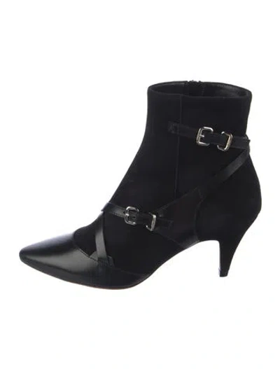 Pre-owned Tod's Suede Boots In Black