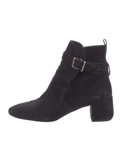 Pre-owned Tod's Suede Boots In Blue