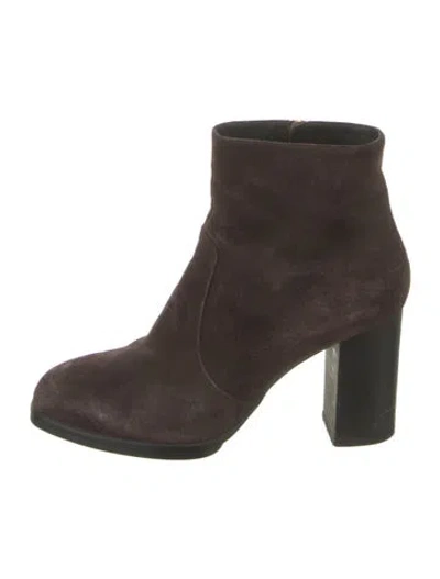 Pre-owned Tod's Suede Boots In Brown