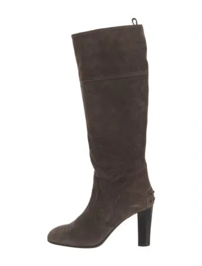 Pre-owned Tod's Suede Boots In Brown