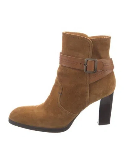 Pre-owned Tod's Suede Boots In Brown