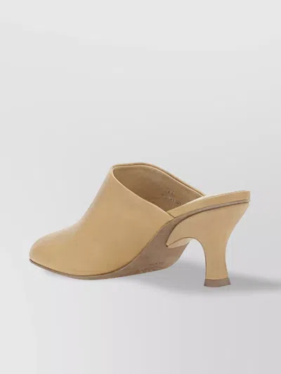 Tod's Suede Calfskin Closed Toe Leather Pumps In Brown