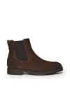 Tod's Suede Chelsea Boot In Brown