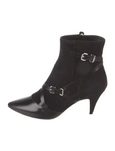Pre-owned Tod's Suede Chelsea Boots In Black