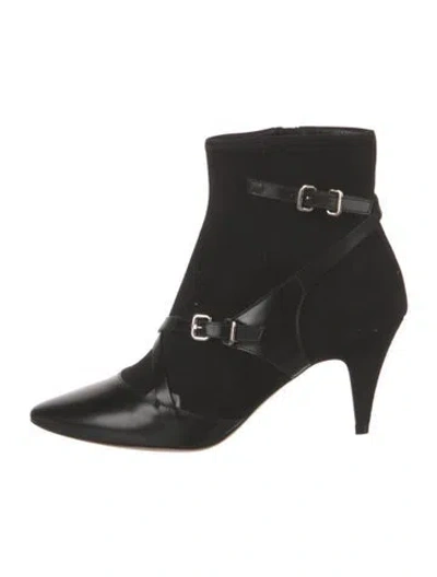 Pre-owned Tod's Suede Chelsea Boots In Black