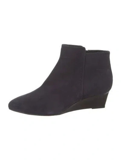 Pre-owned Tod's Suede Chelsea Boots In Blue
