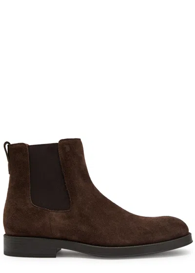 TOD'S TODS SUEDE CHELSEA BOOTS
