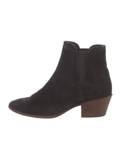 Pre-owned Tod's Suede Chelsea Boots In Brown