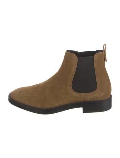Pre-owned Tod's Suede Chelsea Boots In Brown