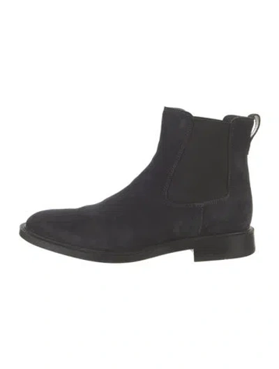 Pre-owned Tod's Suede Chelsea Boots In Gray