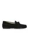 Tod's Tods Boys Black Kids Laccetto Nuovo Suede Driving Shoes 6-9 Years In Black