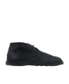 Tod's Suede Desert Boots In Black