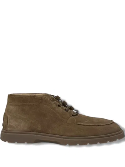 Tod's Suede Desert Boots In Brown