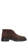 Tod's Suede Boots In Brown