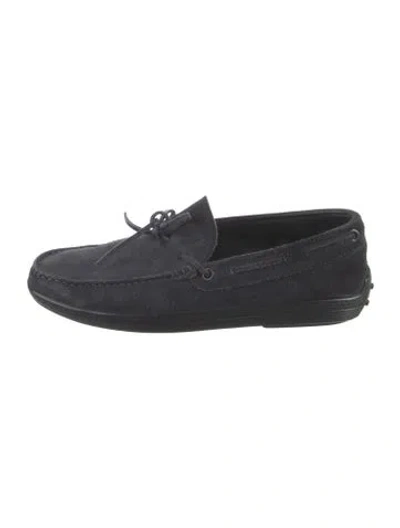 Pre-owned Tod's Suede Drivers In Multi
