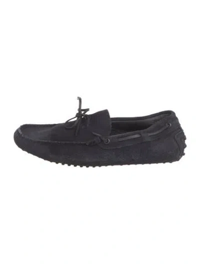 Pre-owned Tod's Suede Drivers In Multi