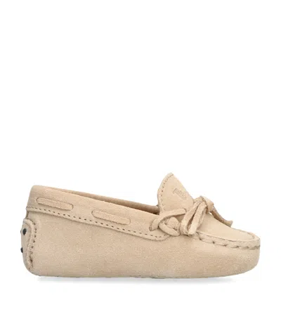 TOD'S SUEDE GOMMINI LOAFERS