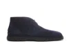 Tod's Suede Desert Boots In Navy