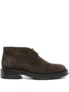 Tod's Suede Lace-up Desert Boots In Brown