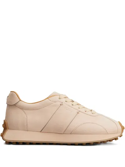 TOD'S SUEDE LEATHER LACE-UP SHOES