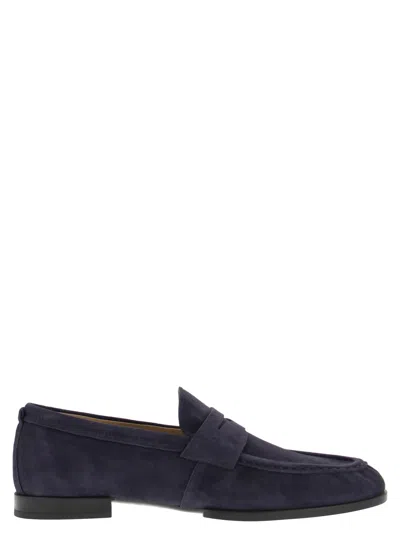 TOD'S SUEDE LEATHER MOCCASIN