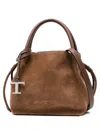 Tod's Suede Leather Tote Bag