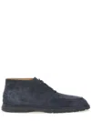 Tod's Mens Tods Ibrido Suede Desert Boots In Blue