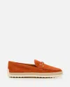Tod's Gomma Espadrilles Aus Leder In Brown