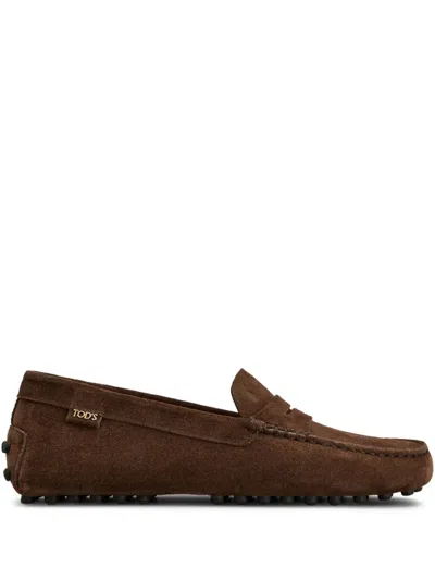 TOD'S SUEDE LOAFERS