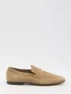 Tod's Suede Loafers In Neutral