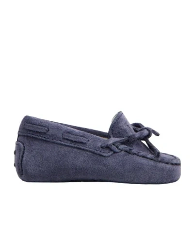 Tod's Suede Loafers In Black
