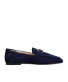 Tod's T Timeless Loafers In Suede In Blue