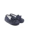Tod's Suede Loafers In Blue