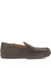 Tod's Suede Loafers In Braun