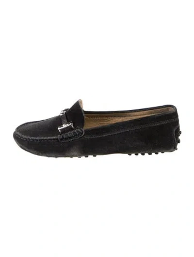Pre-owned Tod's Suede Loafers In Brown