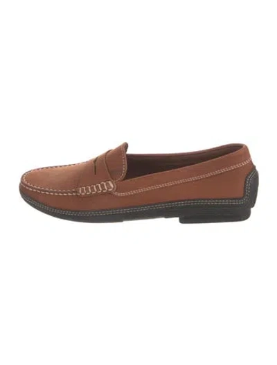 Pre-owned Tod's Suede Loafers In Brown