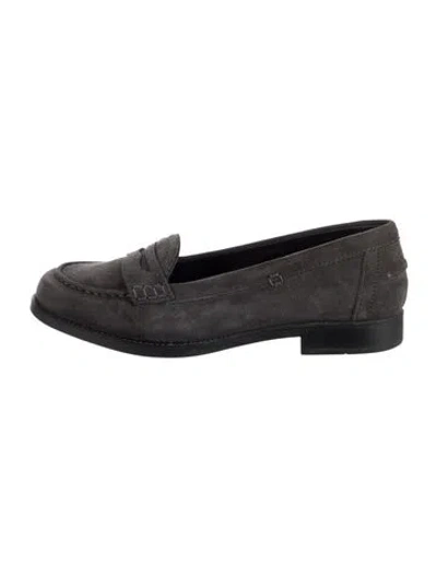 Pre-owned Tod's Suede Loafers In Multi